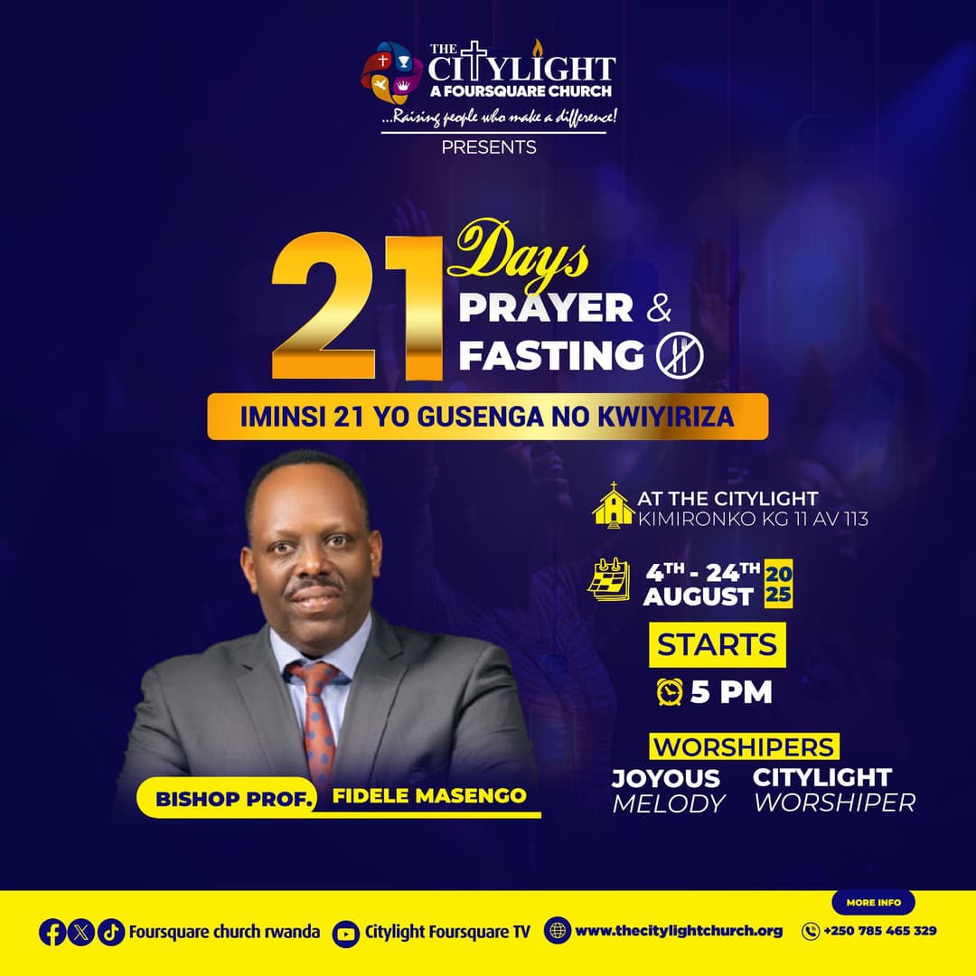 21 days prayer & fasting 2025